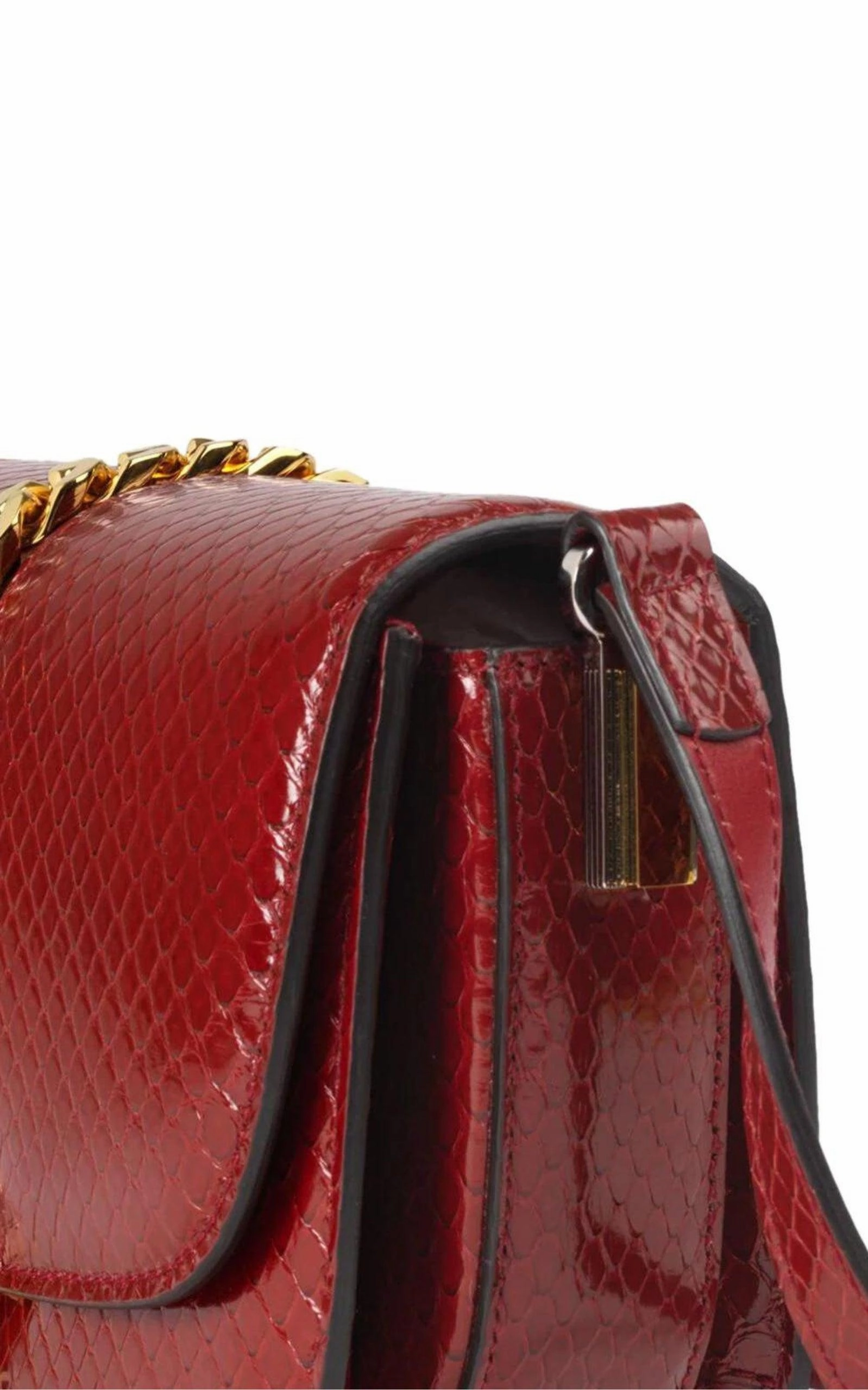Sylvie 1969 Python Mini Shoulder Bag