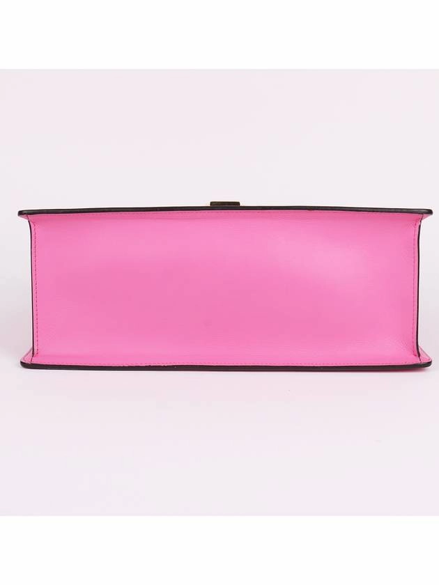 Sylvie medium pink top handle shoulder bag 431665