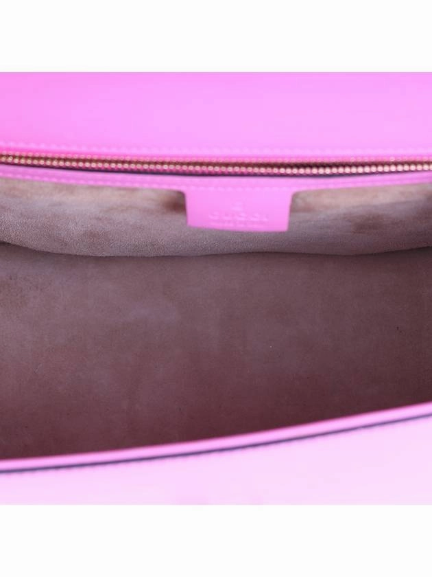 Sylvie medium pink top handle shoulder bag 431665