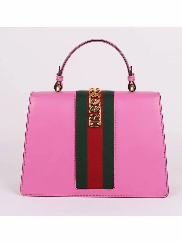 Sylvie medium pink top handle shoulder bag 431665
