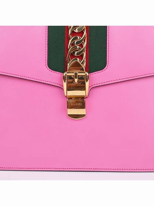Sylvie medium pink top handle shoulder bag 431665