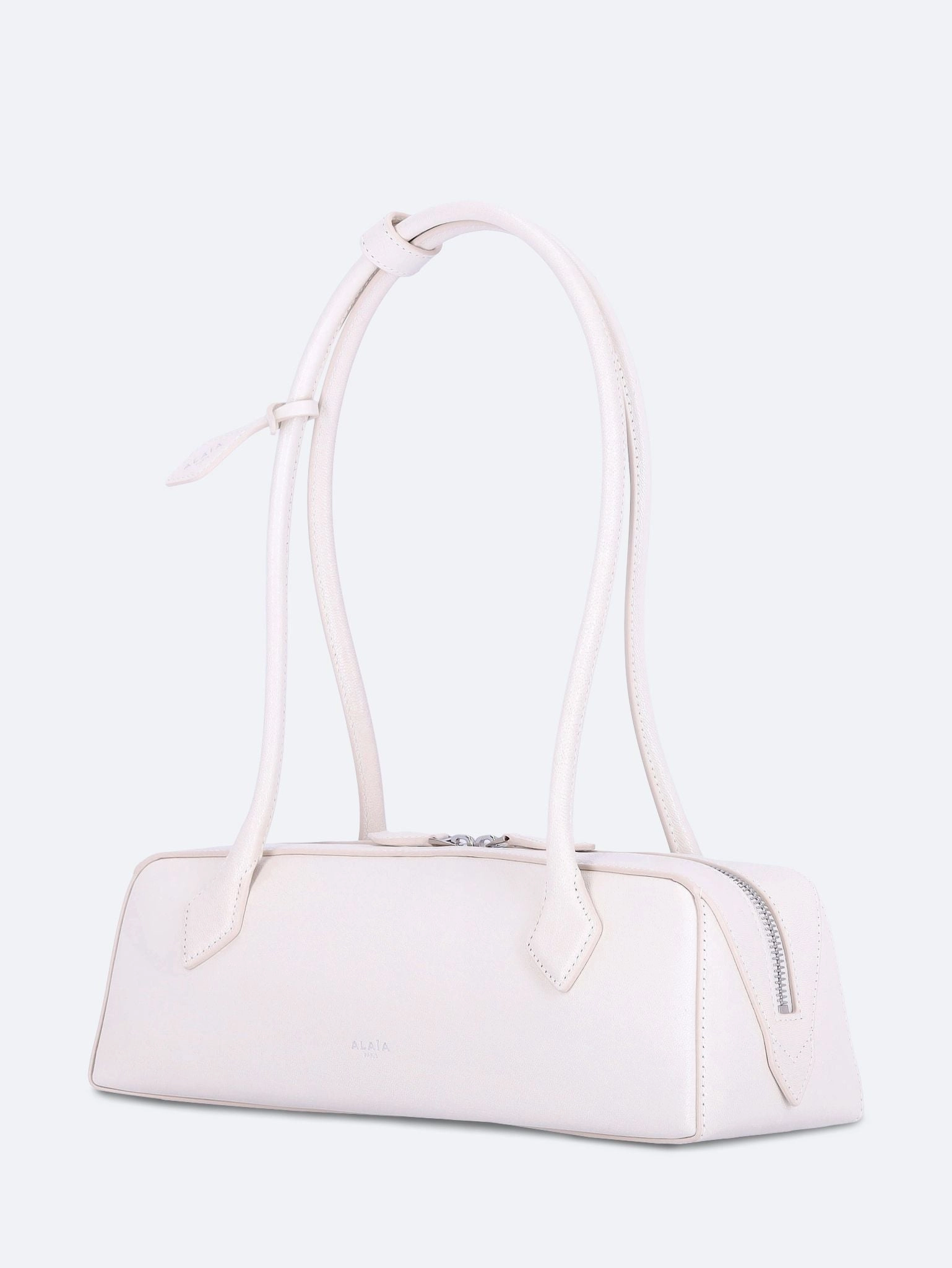 Teckel medium shiny leather handbag