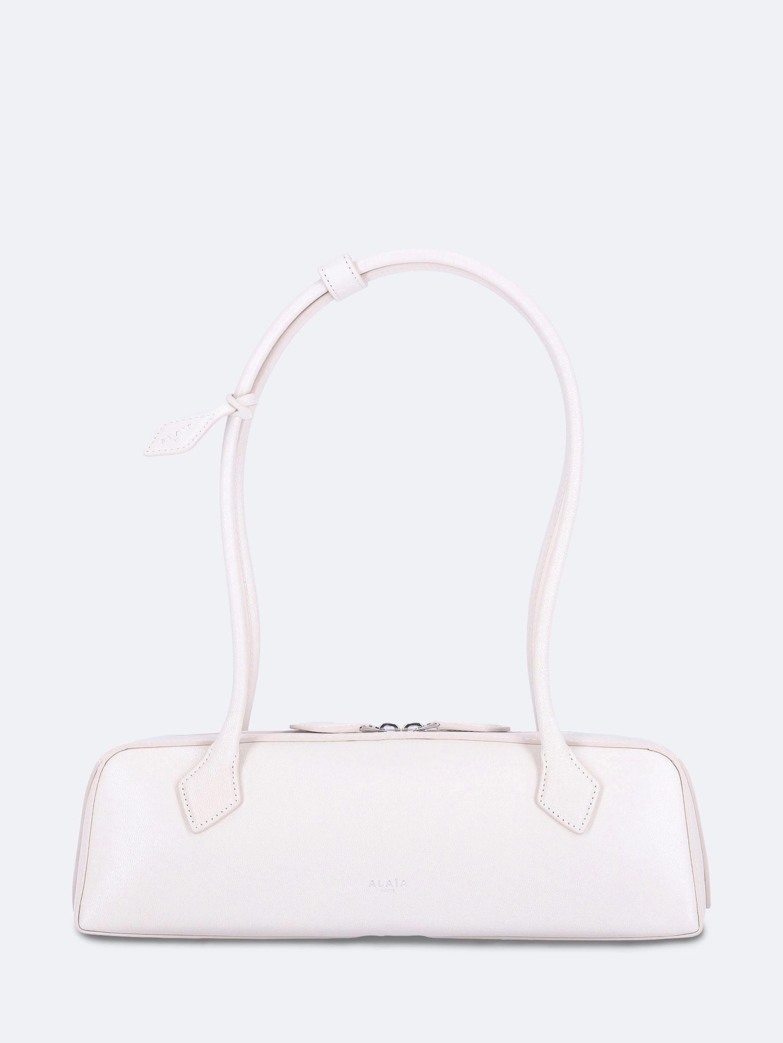 Teckel medium shiny leather handbag