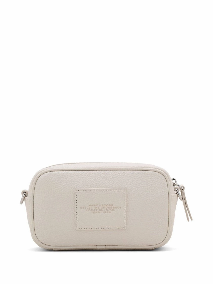Textured White Crossbody Bag