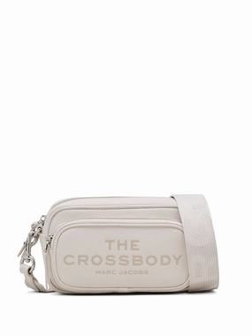 Textured White Crossbody Bag