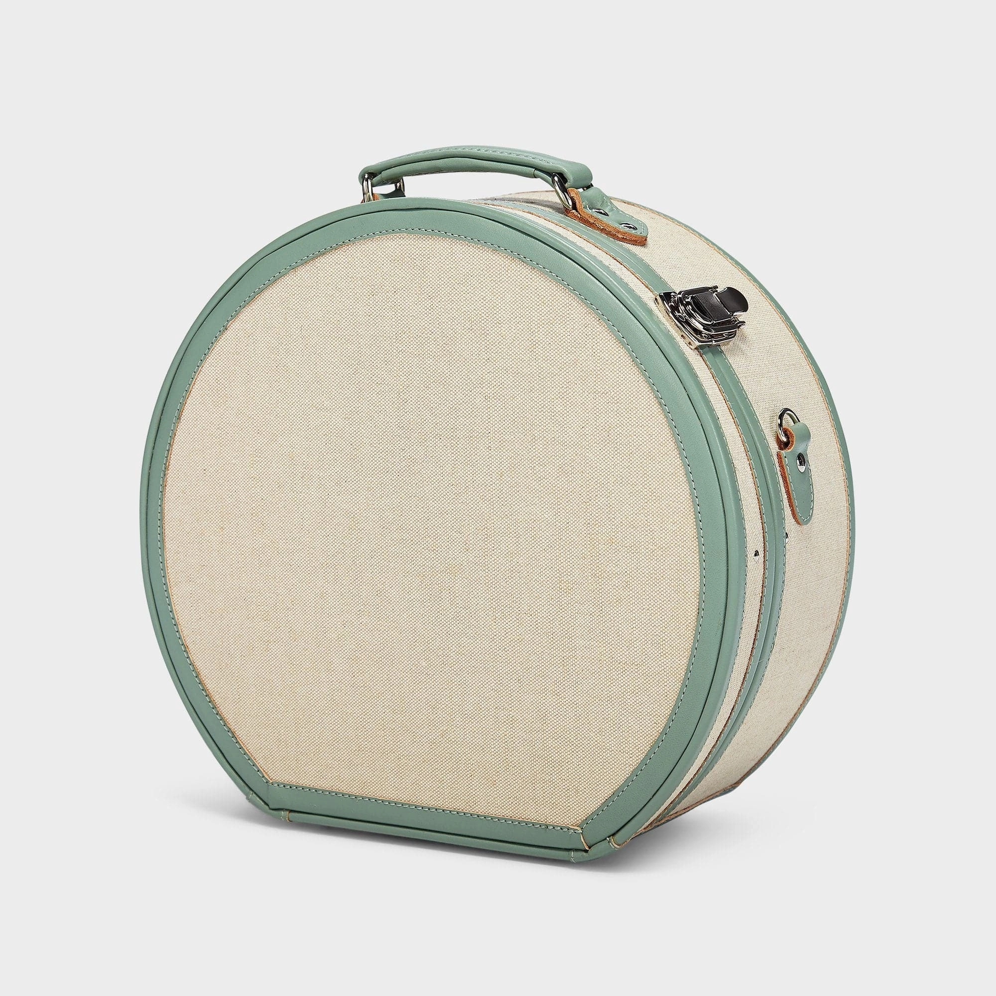 The Editor - Sea Green Hatbox Large