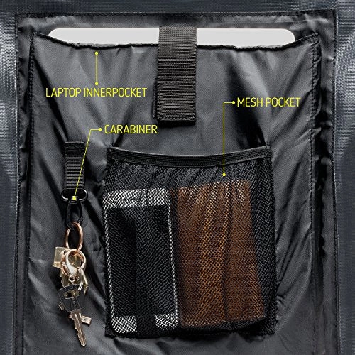 The Friendly Swede Waterproof Backpack Dry Bag 33L with Laptop Pocket, Roll Top Seal, Ergonomic