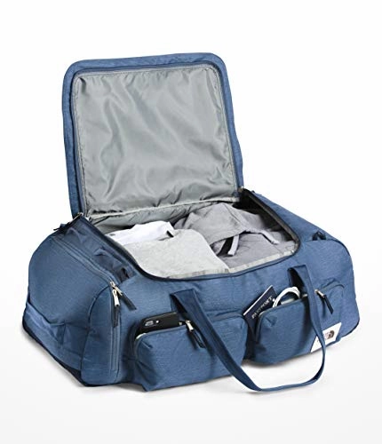 The North Face Berkeley DuffelL, Shady Blue Light Heather/Urban Navy Light Heather