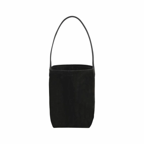The Row Park Small Leather Shoulder Tote Bag