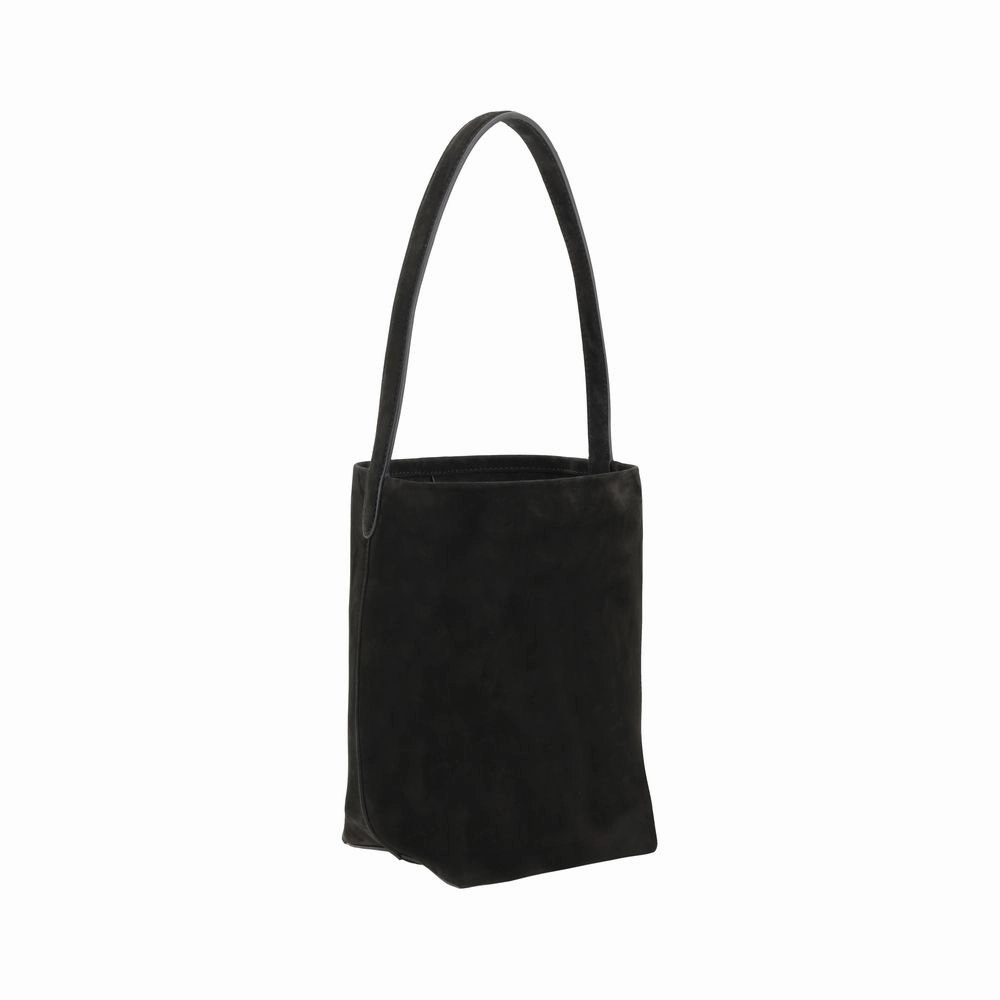 The Row Park Small Leather Shoulder Tote Bag