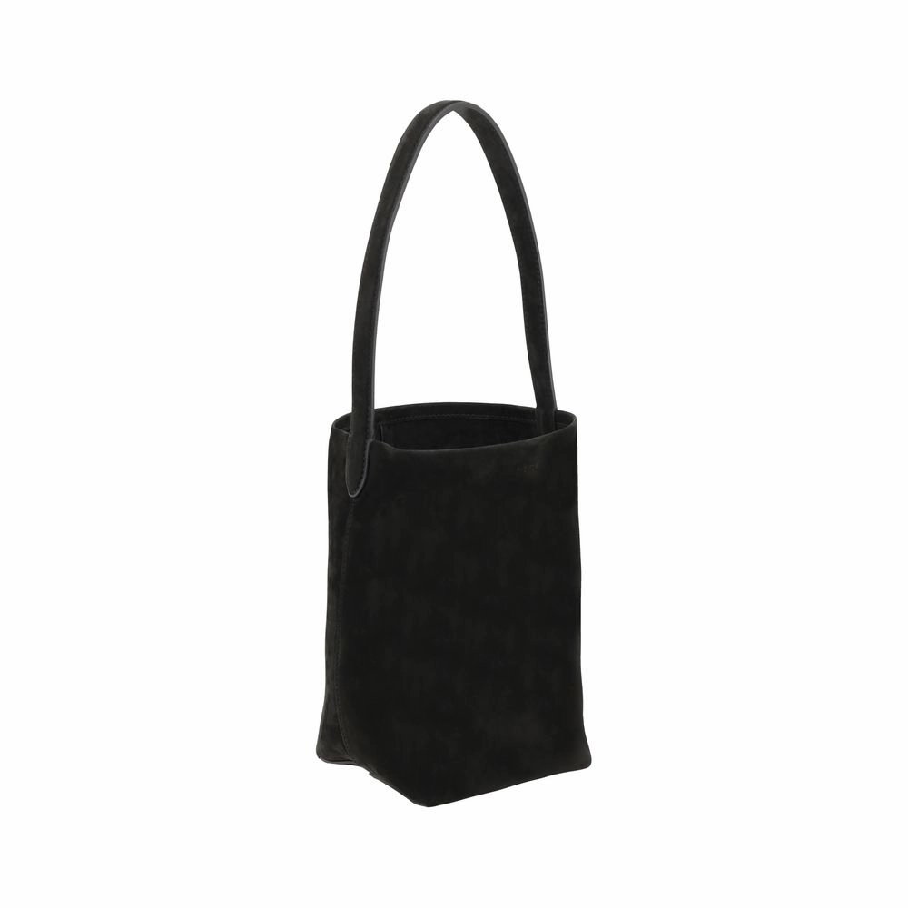 The Row Park Small Leather Shoulder Tote Bag