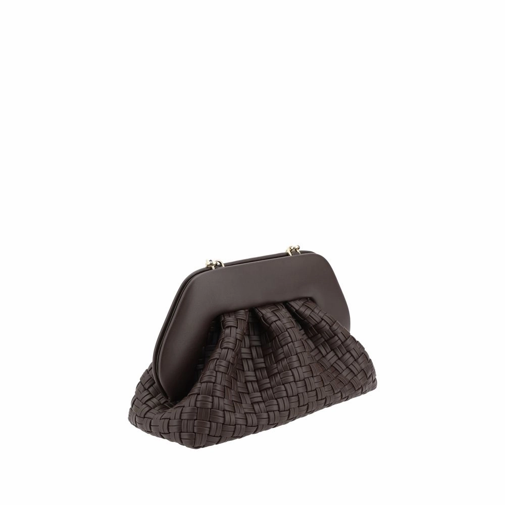 THEMOIR?? Tia Micro Weaved Clutch Bag