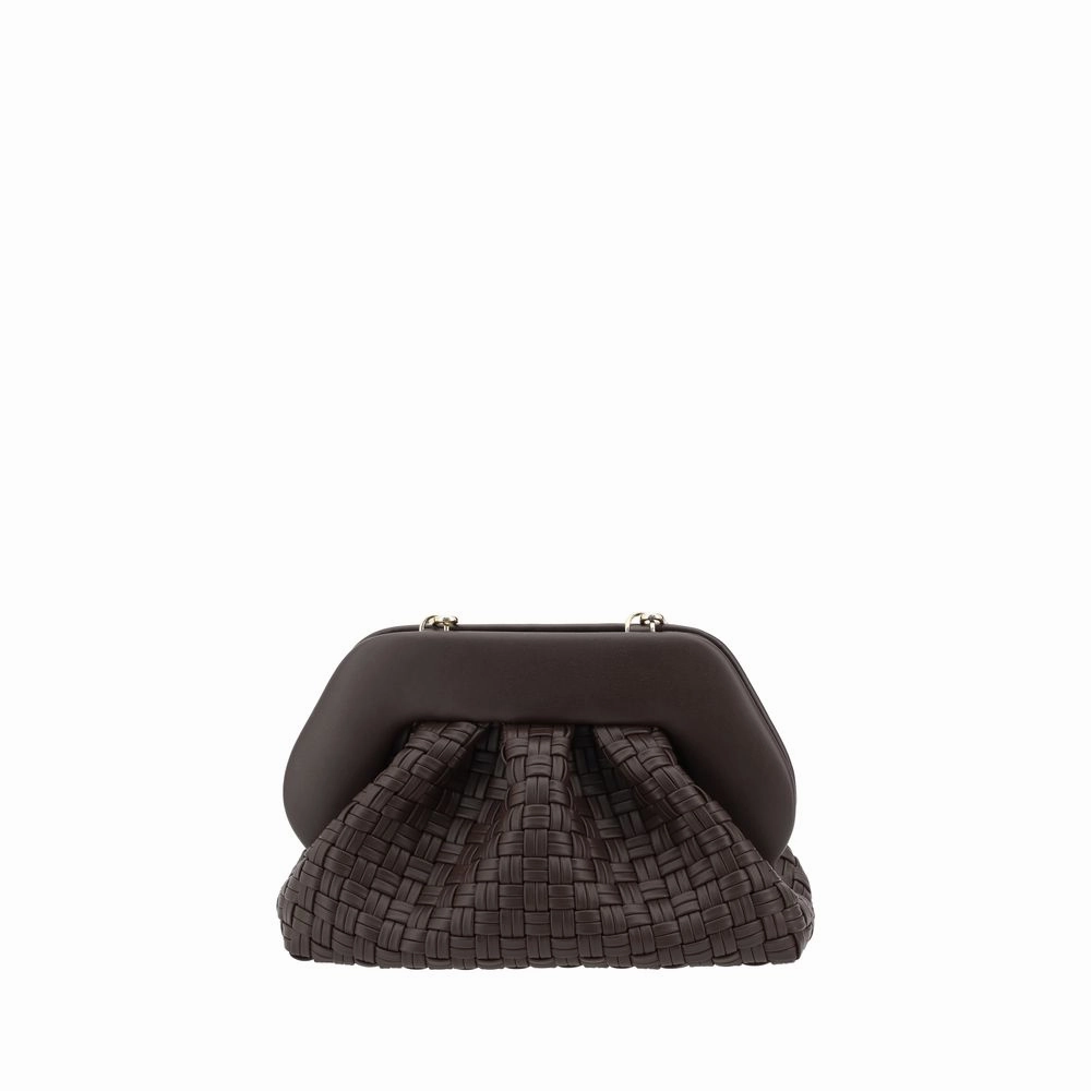 THEMOIR?? Tia Micro Weaved Clutch Bag