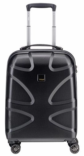 Titan Luggage & Travel Gear X2 International Carry on 20'' hardside Spinner Luggage, black