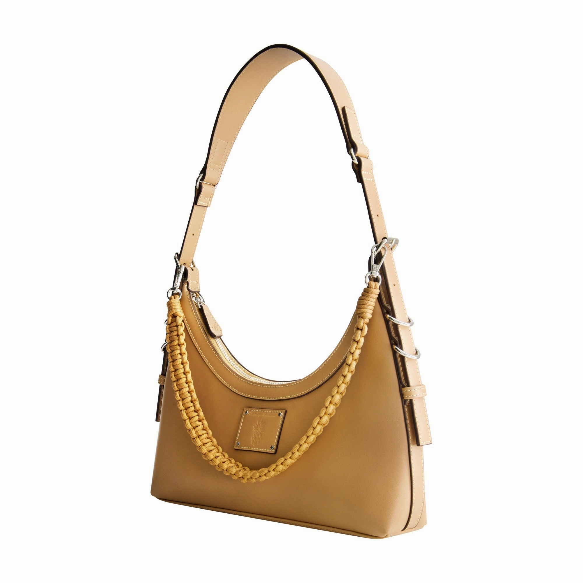 Tommy Bahama Debossed Logo Zip-Top Hobo Bag