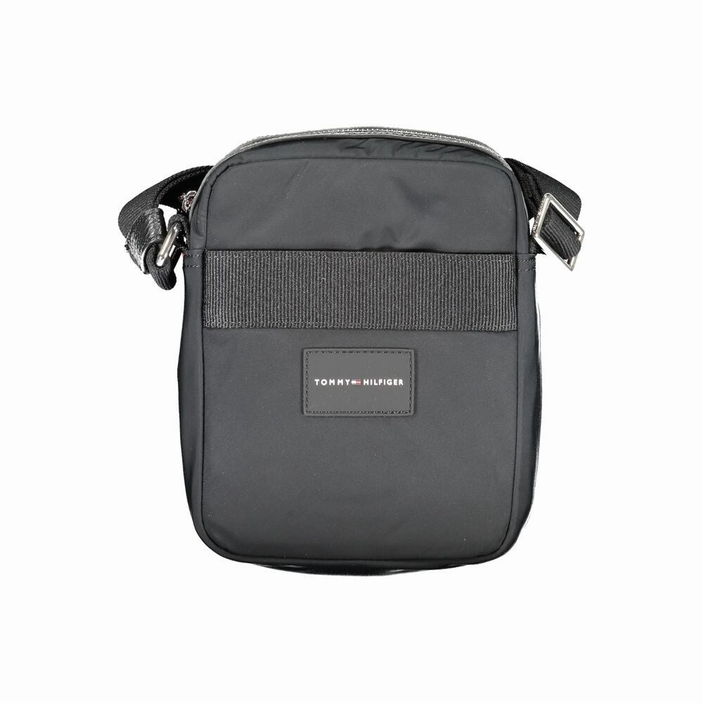 Tommy Hilfiger Black Polyester Shoulder Men's Bag