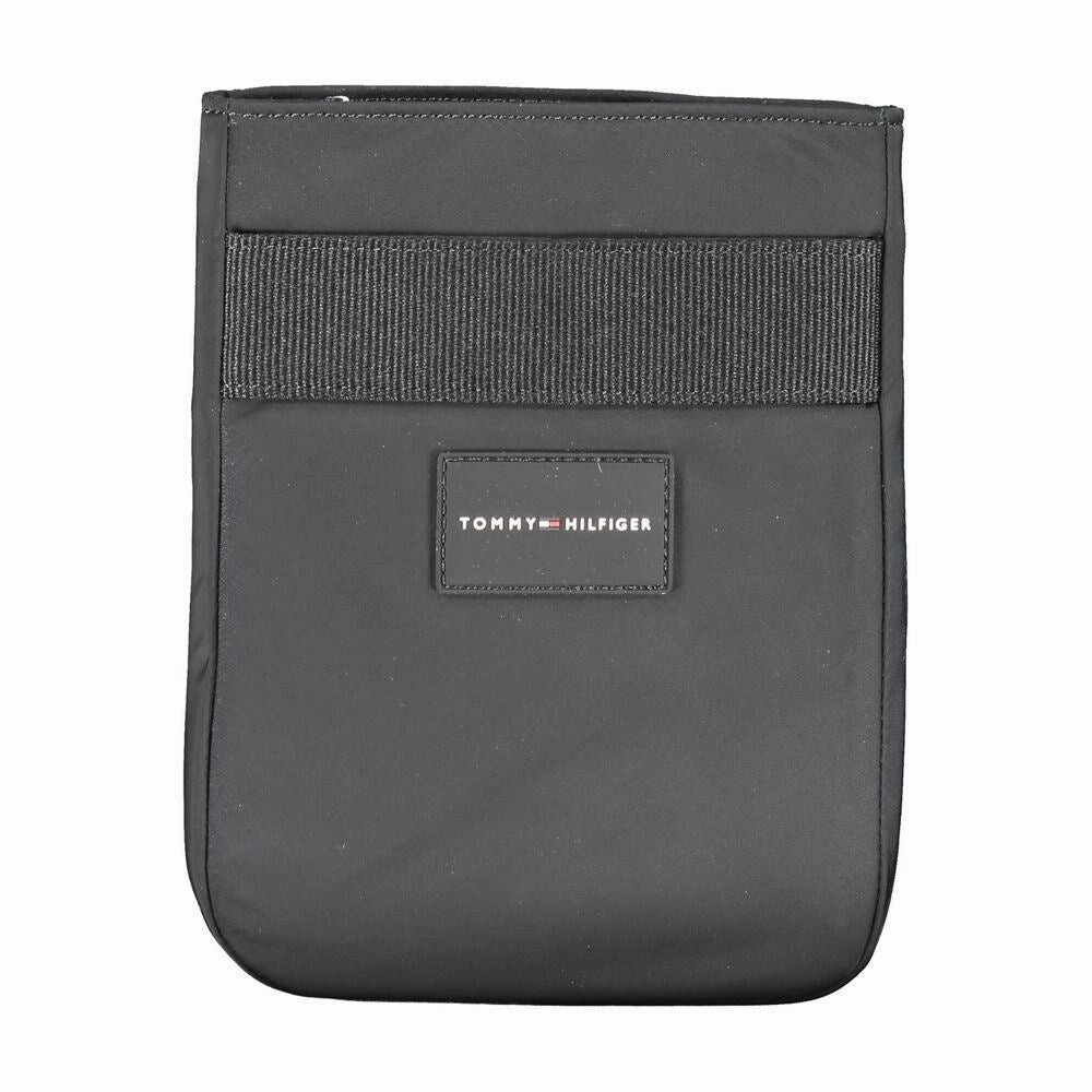 Tommy Hilfiger Black Polyester Shoulder Men's Bag