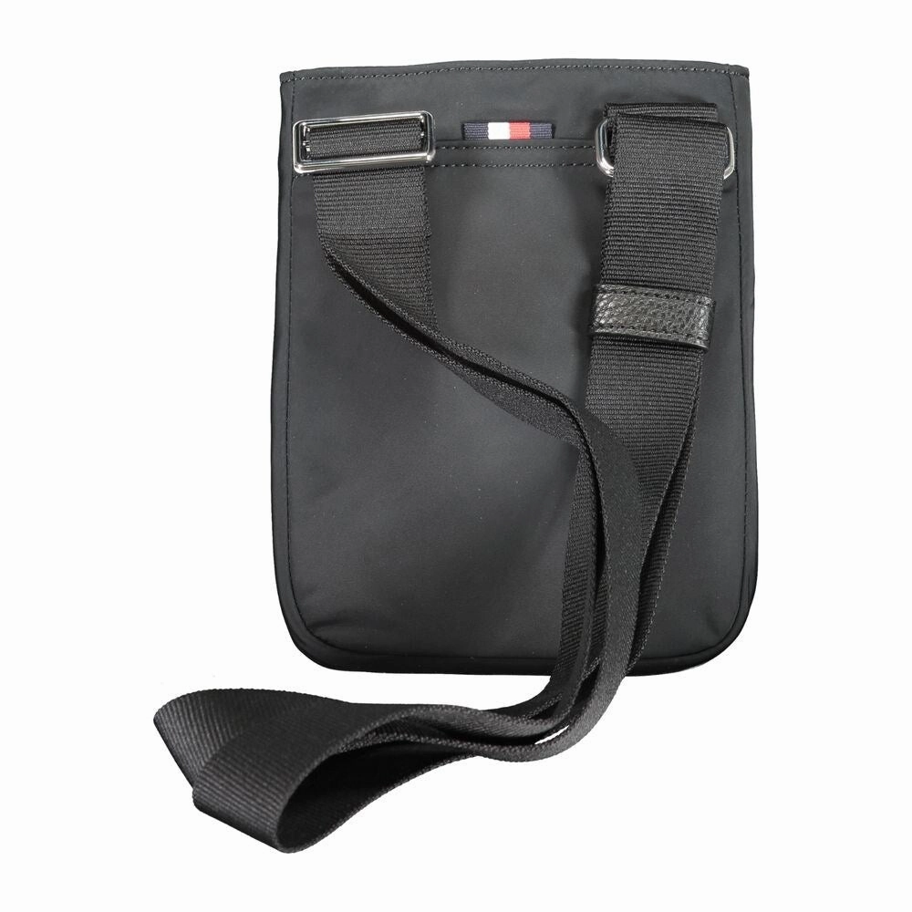 Tommy Hilfiger Black Polyester Shoulder Men's Bag