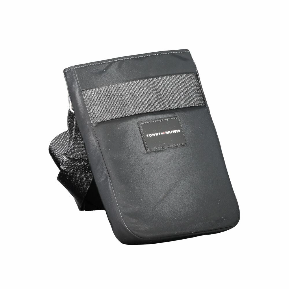 Tommy Hilfiger Black Polyester Shoulder Men's Bag