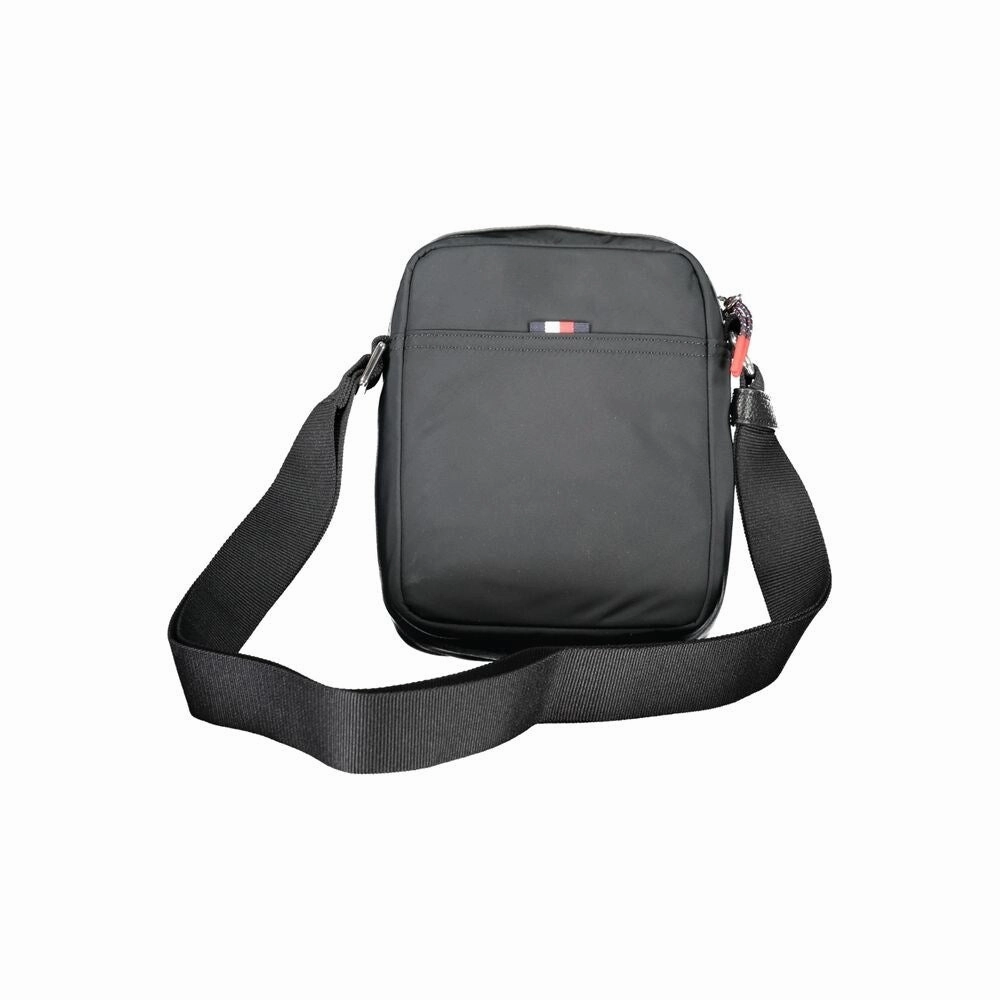 Tommy Hilfiger Black Polyester Shoulder Men's Bag