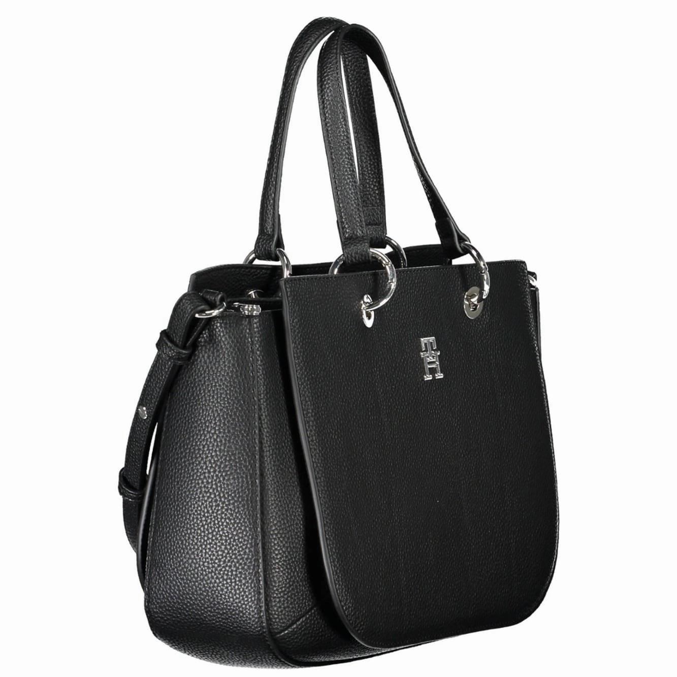 Tommy Hilfiger Black Polyethylene Women Women's Handbag