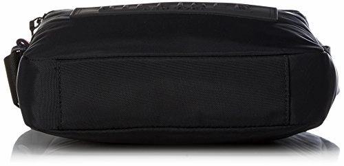 Tommy Hilfiger Mens City Nylon Slim Reporter Laptop Bag Black (Black)