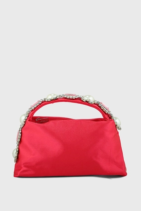 Top Handle Hand Bags BH0047-Fuchsia Pink