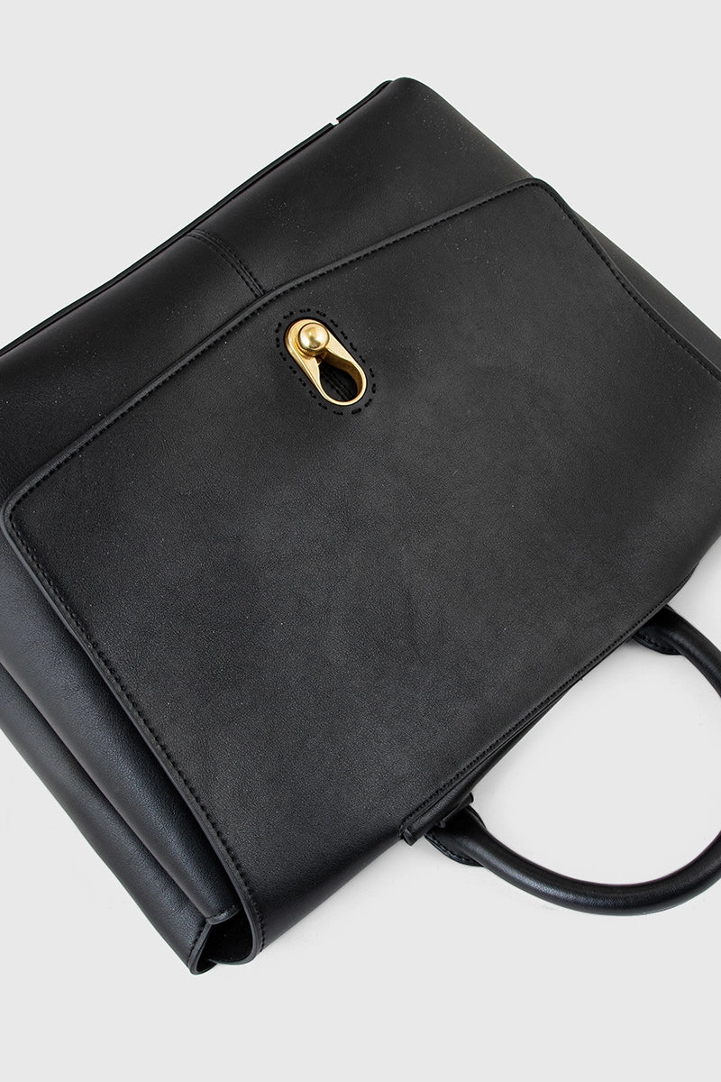 Top Handle Hand Bags BH0112-Black
