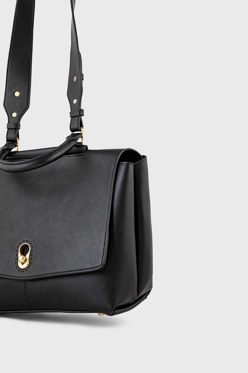 Top Handle Hand Bags BH0112-Black