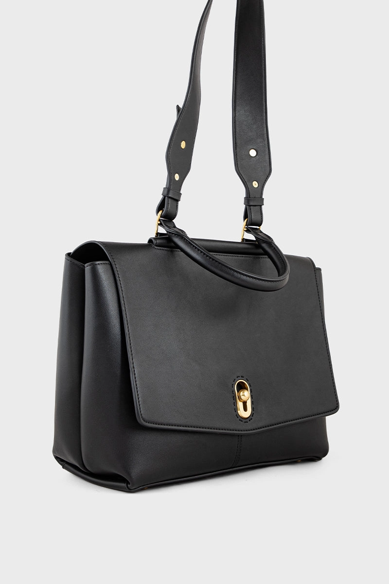 Top Handle Hand Bags BH0112-Black