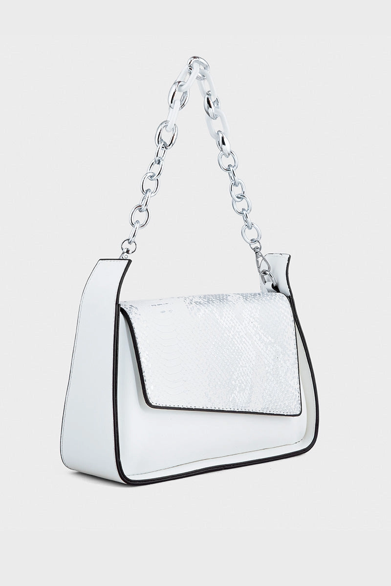 Top Handle Hand Bags BH0115-White