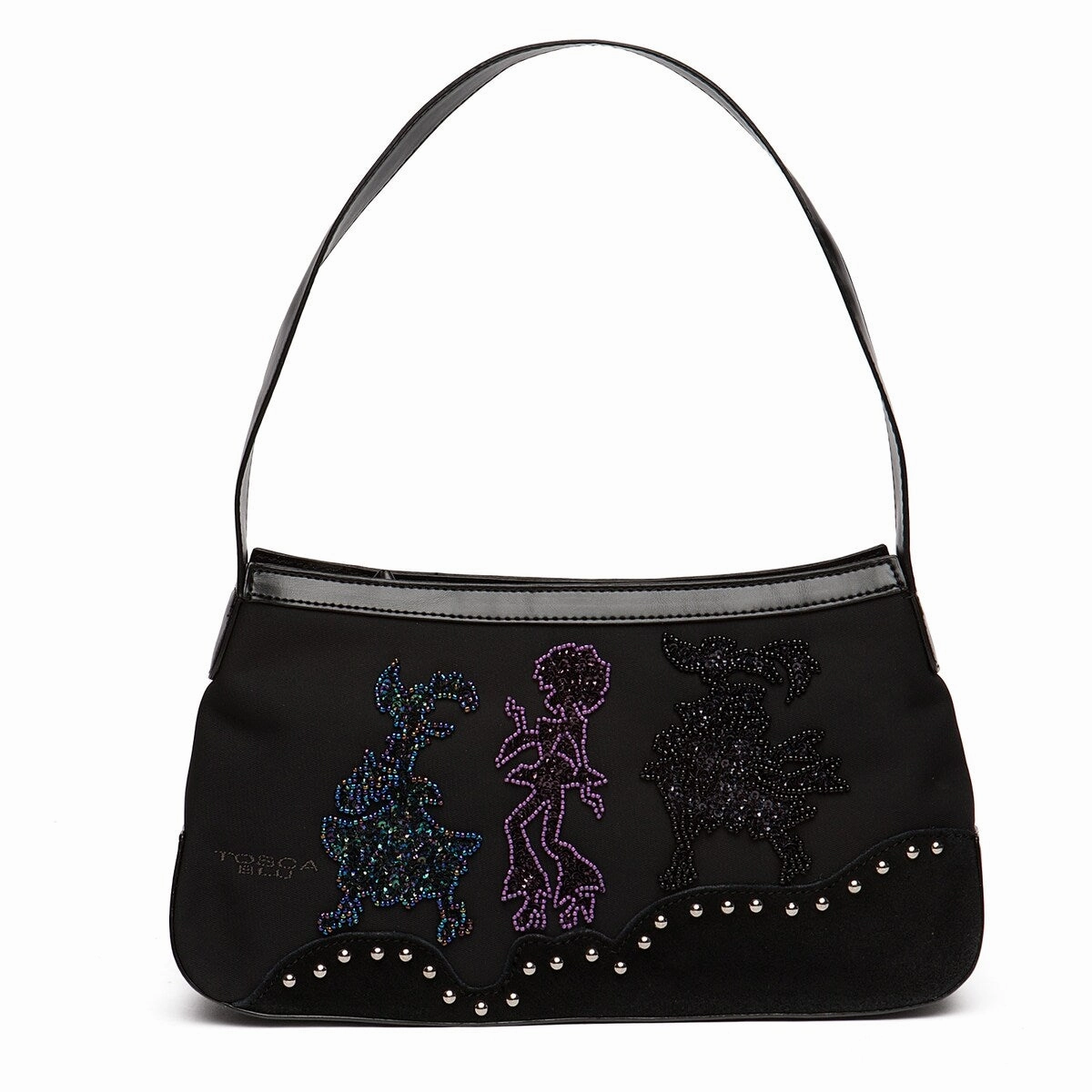 Tosca Blu Black Medium Tall Shoulder Bag for womens