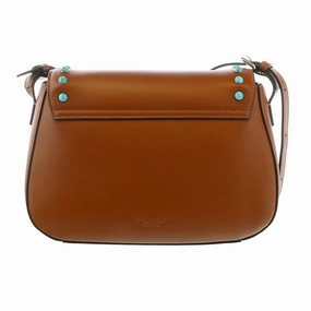 Tosca Blu Tan Small Western Inspired Beaded Boho Bag for womens