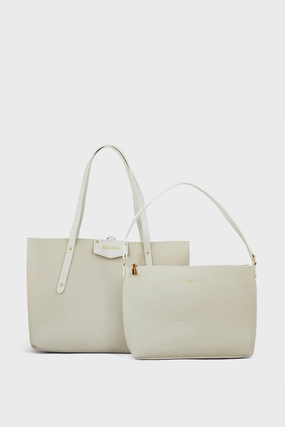 Tote Hand Bags BS2063-Ivory