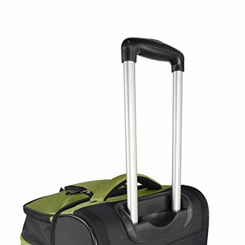 TPRC 30" Durable Rip-Stop Nylon Rolling Luggage Duffel Bag, 30 Inch, Green