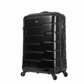 Travel Boarding Case, Universal Wheel Abs Zipper, Travel Outdoor Boarding Case Gift Gift Box Travel Air Travel Case, Black, 24 inch