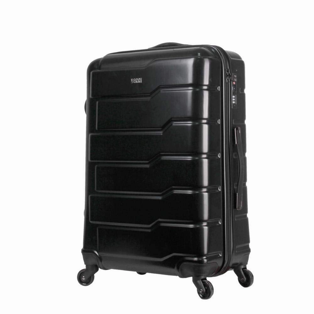 Travel Boarding Case, Universal Wheel Abs Zipper, Travel Outdoor Boarding Case Gift Gift Box Travel Air Travel Case, Black, 24 inch