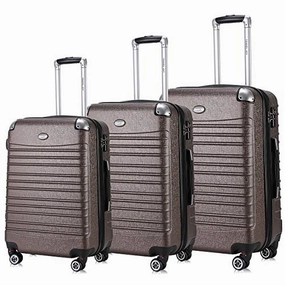 Travel Joy Expandable Luggage Set, Suitcases TSA Lightweight Spinner Luggage Sets, Carry On Luggage 3 Piece Set