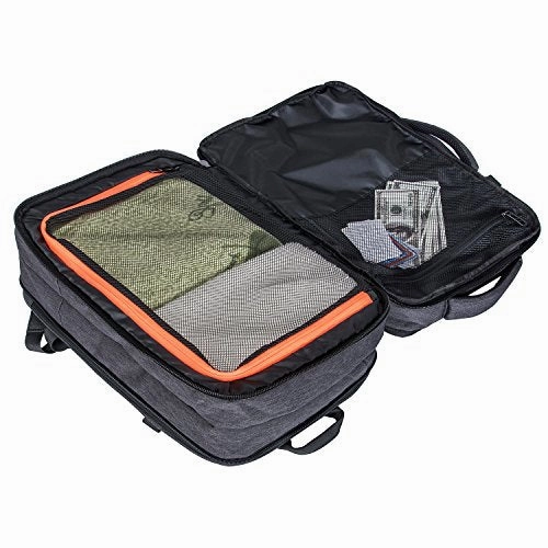 Travel Laptop Backpack 35L Flight Approved Carry On Weekender Bag Backpack Expandable With Usb
