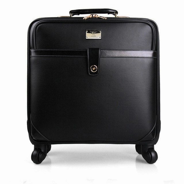 Travel Tale Business Affairs 100% Pvc Suitcase Carry On Spinner Wheel Travel Luggage