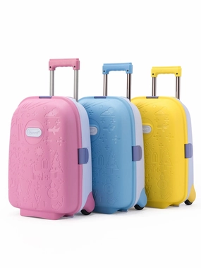 Traveling Luggage Bags With Wheels Kids Carry On Luggage 17 Inch Student Fixed Casters Suitcases