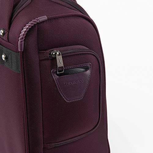Travelpro Crew Versapack Rolling Underseat Carry-on, perfect Plum