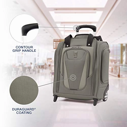Travelpro Luggage Maxlite 5 15" Lightweight Carry-on Rolling Under Seat Bag, Slate Green