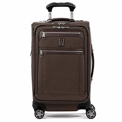 Travelpro Luggage Platinum Elite 21" Carry-On Expandable Spinner W/Usb Port, Rich Espresso