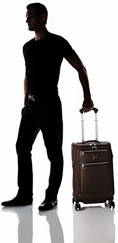 Travelpro Luggage Platinum Elite 21" Carry-On Expandable Spinner W/Usb Port, Rich Espresso