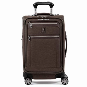 Travelpro Luggage Platinum Elite 21" Carry-On Expandable Spinner W/Usb Port, Rich Espresso
