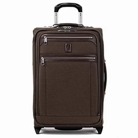 Travelpro Luggage Platinum Elite 22" Carry-on Expandable Rollaboard w/USB Port, Rich Espresso