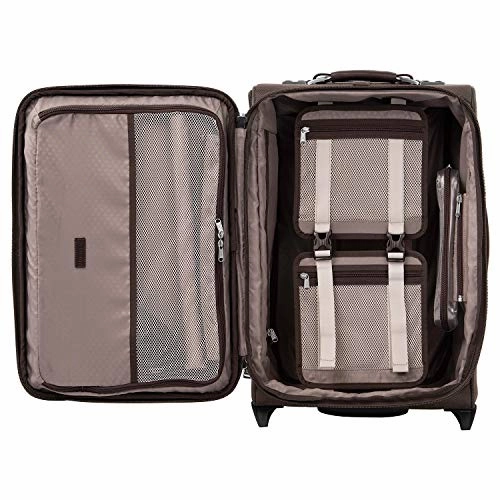 Travelpro Luggage Platinum Elite 22" Carry-On Expandable Rollaboard W/Usb Port, Rich Espresso