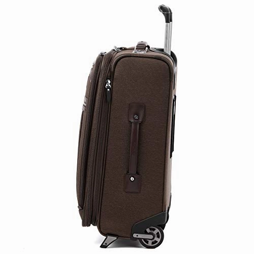 Travelpro Luggage Platinum Elite 22" Carry-on Expandable Rollaboard w/USB Port, Rich Espresso