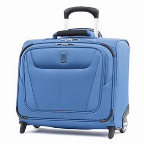 Travelpro Maxlite 5 16" Carry-On Rolling Tote Suitcase, Azure Blue